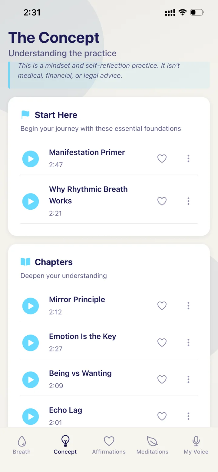 The Concept library